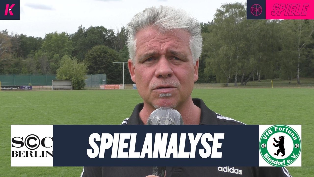 Spielanalyse | SC Charlottenburg - Fortuna Biesdorf (3. Spieltag, Berlin-Liga)