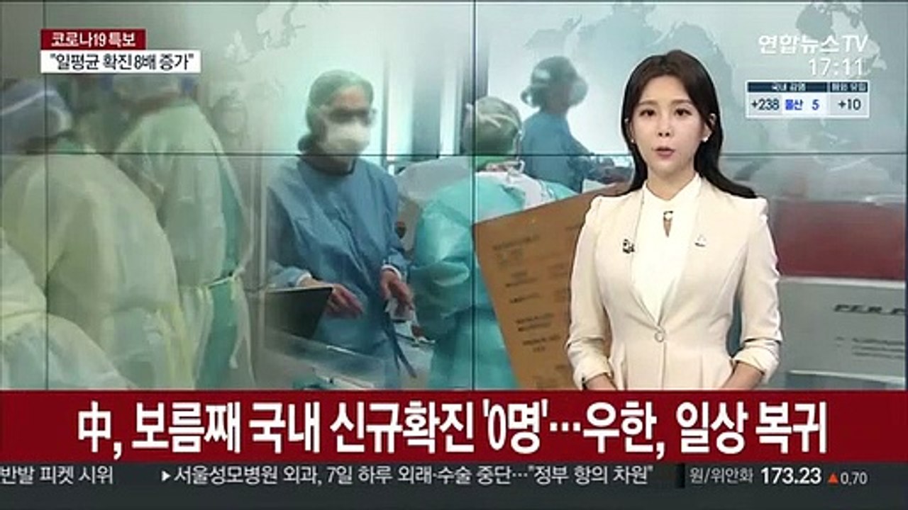 中, 보름째 국내 신규확진 '0명'…우한, 일상 복귀