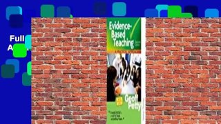 Full Version  Evidence-Based Teaching: A Practical Approach Complete