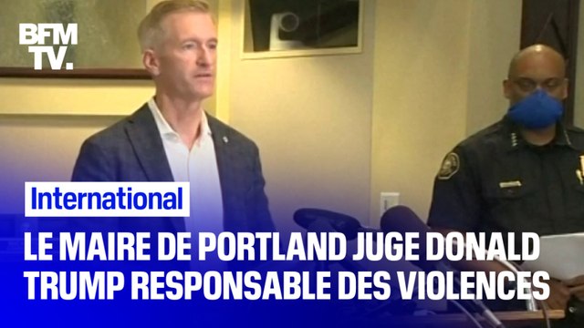 Le maire de Portland s'en prend à Donald Trump, après une nuit de violences entre des soutiens du président américain et des antiracistes