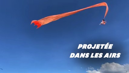 À Taïwan, un cerf-volant embarque une enfant de 3 ans