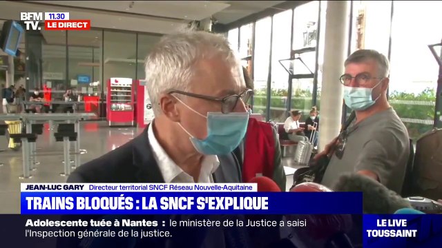 La SNCF s'explique sur les trains bloqués: C'est un événement exceptionnel, avec une succession d'incidents qui a conduit à l'arrêt de la ligne