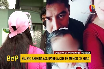 Adolescente que es madre de dos niños fue asesinada por su pareja en SJM