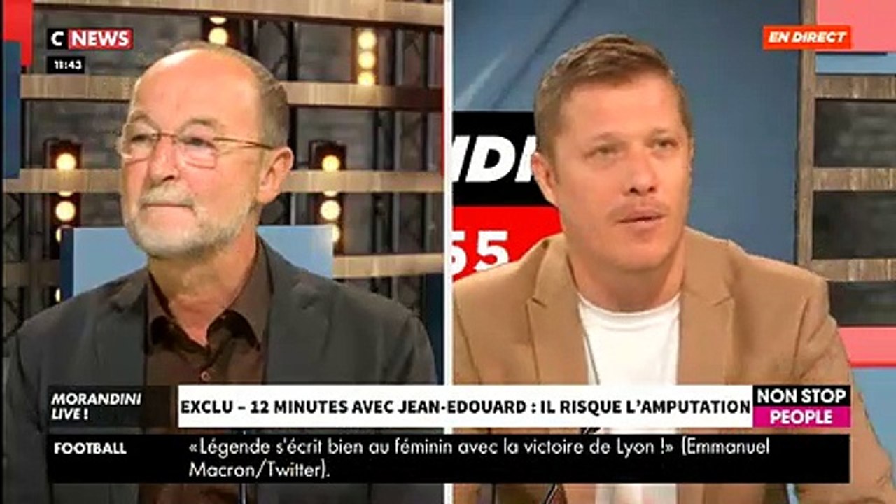 EXCLU - Jean-Edouard se confie pour la première fois sur son risque d’amputation: "Ma grand-mère en est morte mais je veux avoir confiance dans les chirurgiens" - VIDEO