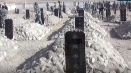 Galwan: Pictures of graves of Chinese soldiers’ surface