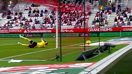 ملخص مبارات STADE DE REIMS ضد LILLE  ضمن الدوري الفرنسي 2020/2021