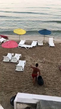 Türkiye'nin tatil cennetinde skandal görüntüler