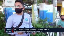 Petugas Gencar Razia Masker Kompleks Pertokoan Hingga PKL