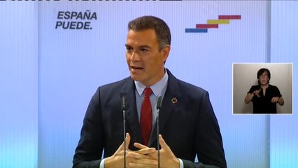 Sánchez: "No tenemos otra opción que superar las dificultades unidos"