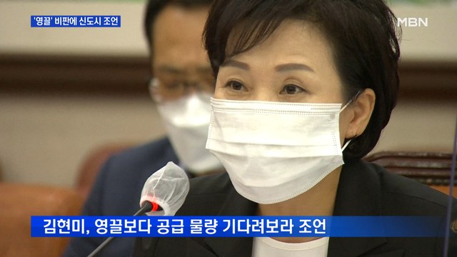 김현미, '영끌' 비판에 신도시 공급 노려야