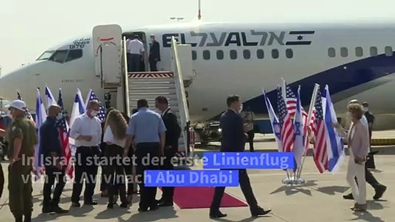 Erster Linienflug zwischen Israel und den Emiraten