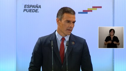 Sánchez: "La primera condición para superar este drama es la unidad"
