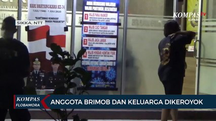 Anggota Brimob Maumere dan Keluarga Dikeroyok Sekelompok Warga