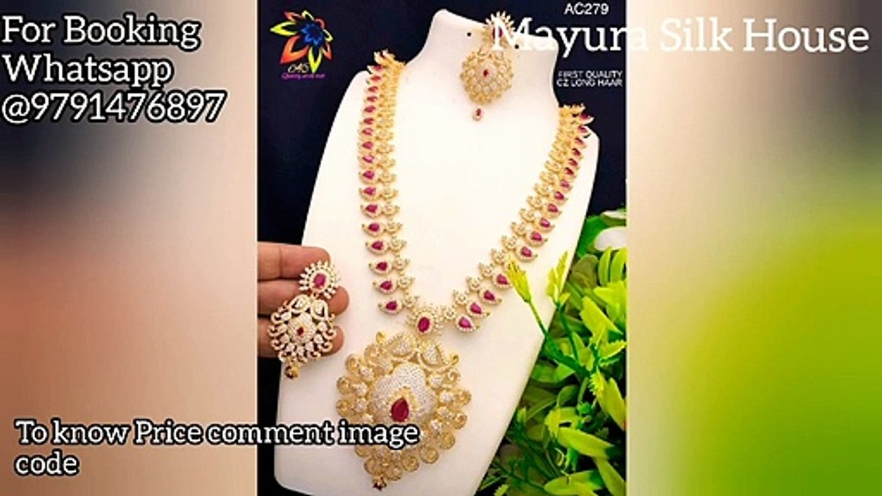 Beautiful Fancy long Haram With Earrings Best Quality Mayura Silk House