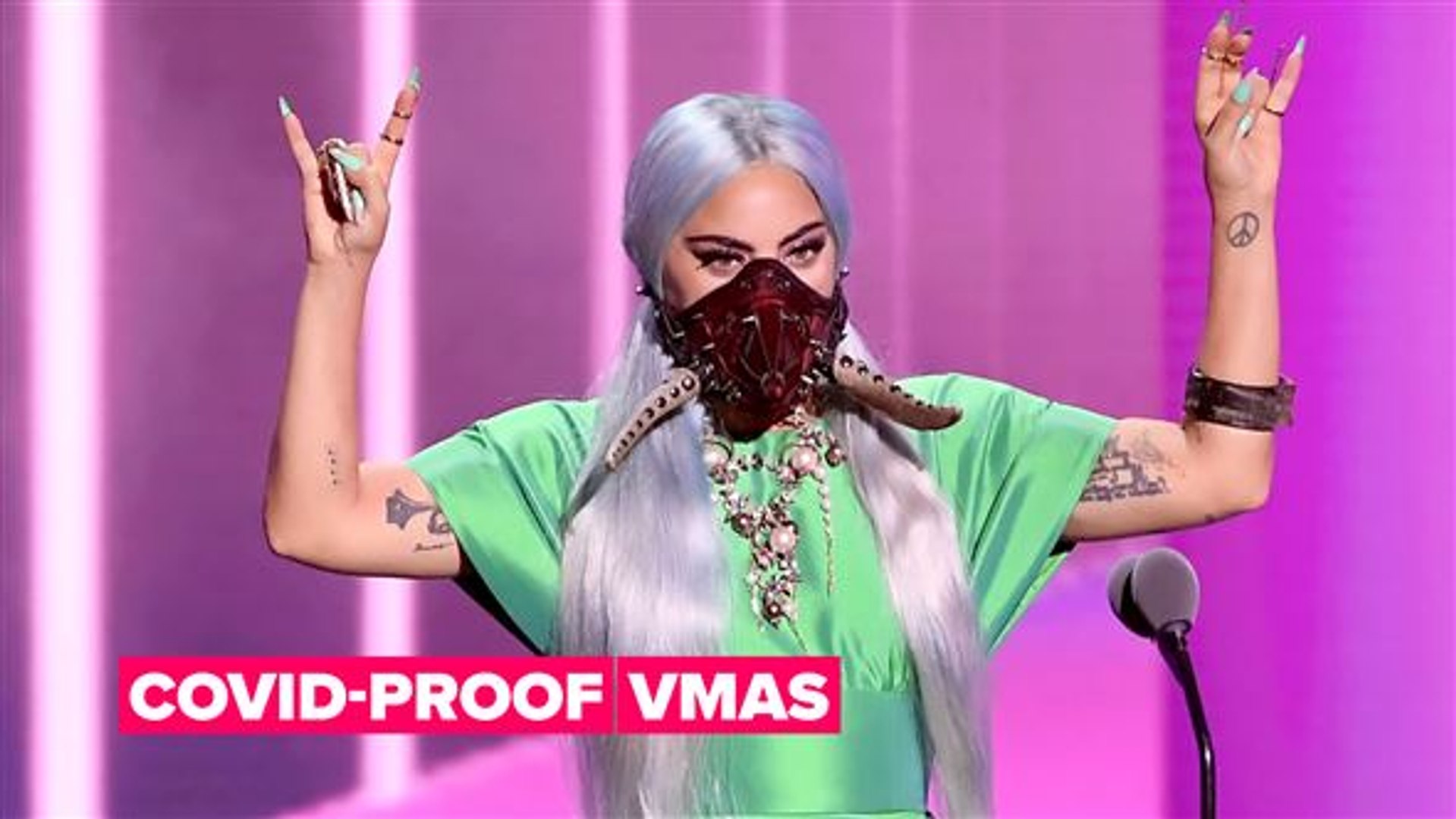 ⁣5 VMA must-see moments, from Gaga’s electro mask to Doja Cat’s TikTok dance