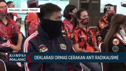 Deklarasi Anti Radikalisme Oleh Ormas di Malang