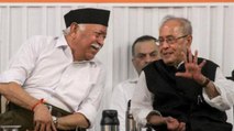 What BJP minister said on Pranab's RSS headquarters visit?