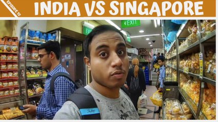 INDIA vs SINGAPORE - FOOD COMPARISON | Can INDIANS Survive in SINGAPORE?