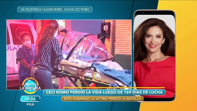 Hablamos con Claudia Romo sobre el fallecimiento de su mamá, Ceci Romo. | Venga La Alegría