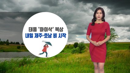 [날씨] 태풍 '마이삭' 북상...내일 제주·호남 비 시작 / YTN
