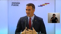Sánchez pide unidad a los partidos políticos para afrontar la recuperación económica