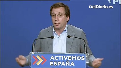 Almeida, como portavoz del PP: "Con los socios de Sánchez no podemos pactar unos presupuestos"
