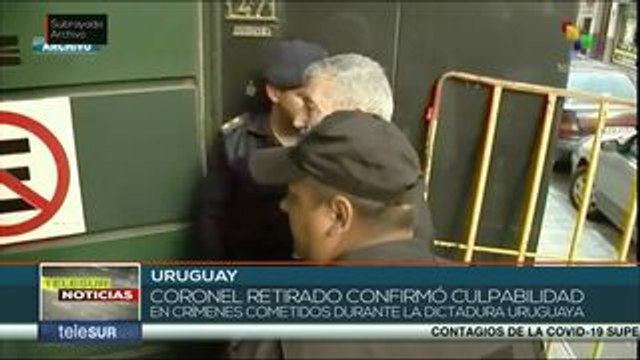 Coronel uruguayo admite haber cometido crímenes en dictadura