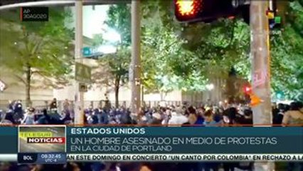 Asesinan a hombre en medio de protestas de Portland