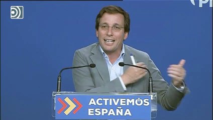 Almeida dice que el PP no dará un "cheque en blanco" al Gobierno del PSOE
