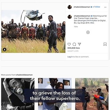 'Black Panther' star Chadwick Boseman dies at age 43