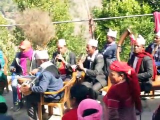 weeding party In mountain Nepal