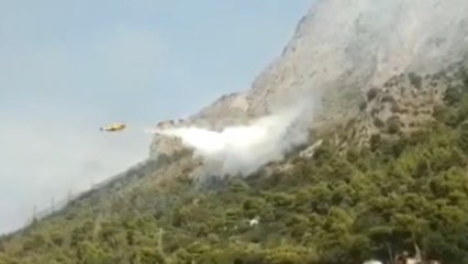 Matera - Vasto incendio di vegetazione (31.08.20)