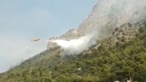 Matera - Vasto incendio di vegetazione (31.08.20)