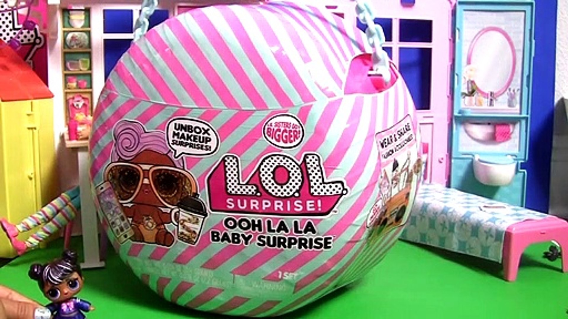 L.O.L. Surprise Ooh La La Baby Surprise Lil D.J. with Purse Makeup Surprises toys review
