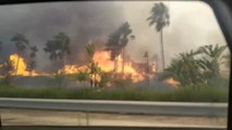 Investigan las causas del incendio que ha calcinado un centro comercial en Estepona