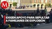Pobladores de Hidalgo protestan en Palacio Nacional
