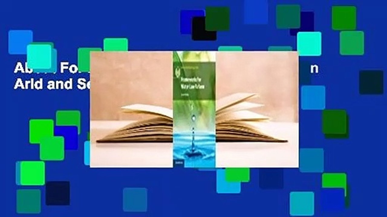 About For Books  Groundwater Modelling in Arid and Semi-Arid Areas  For Kindle