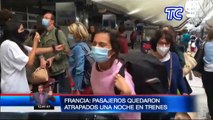 En Francia, pasajeros quedaron atrapados una noche en trenes: resumen noticias internacionales