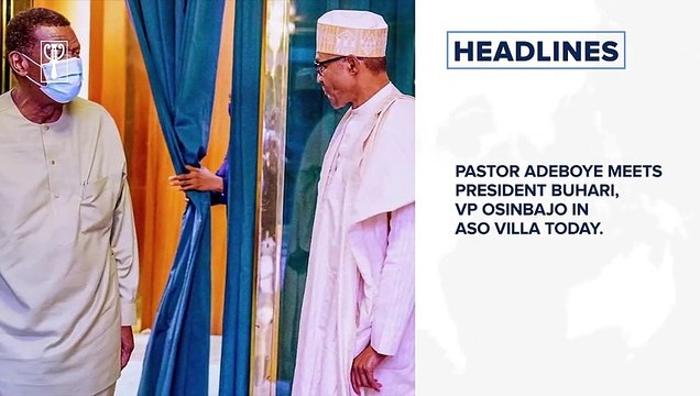 Adeboye meets President Buhari, VP in Aso Villa today, Nigeria's curve gradually flattening - NCDC and more