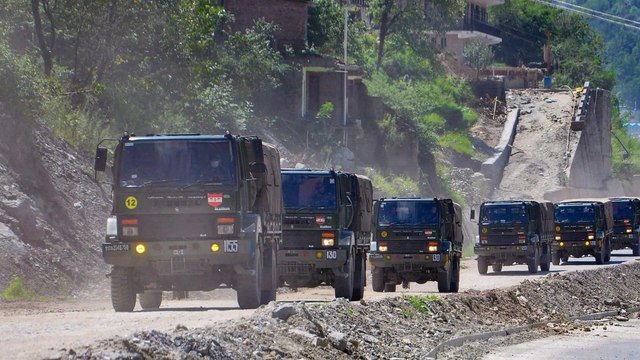 Chinese tents in Pangong Tso's Finger 5 and Finger 6!