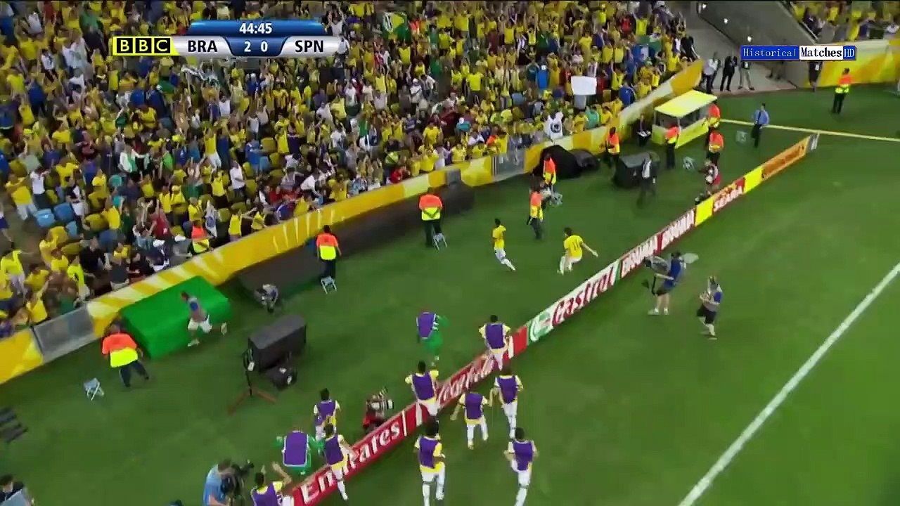 Brazil  3-0  Spain -Football
