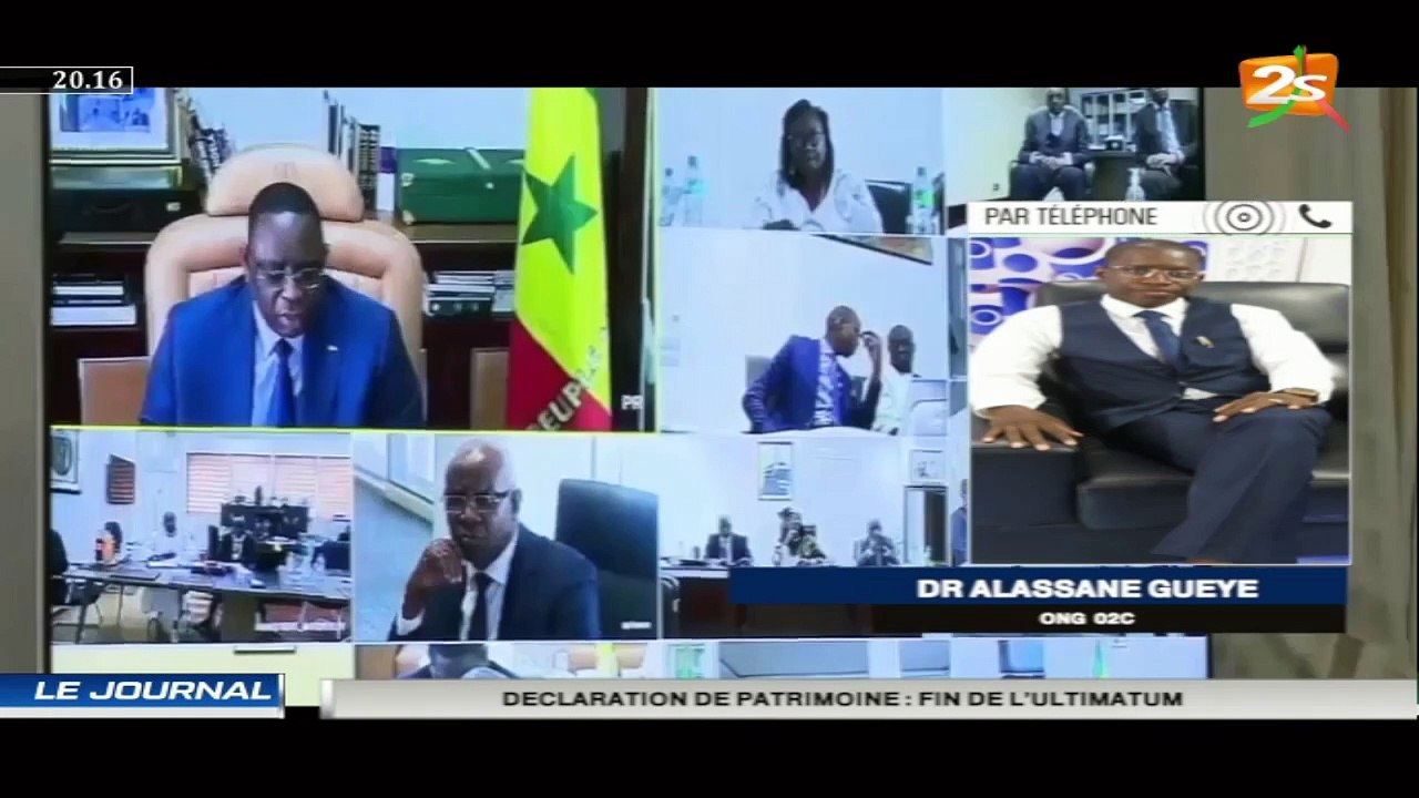 SUIVEZ LE JOURNAL 20H DU LUNDI 31 AOÛT 2020 CHEIKH DIABY