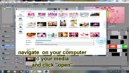 Vegas Pro 15 - 13 - 12 - 11 Tutorial - How to Replace & Resize Photos
