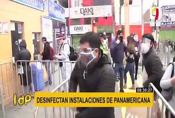 Empresa realizó desinfección en instalaciones de Panamericana