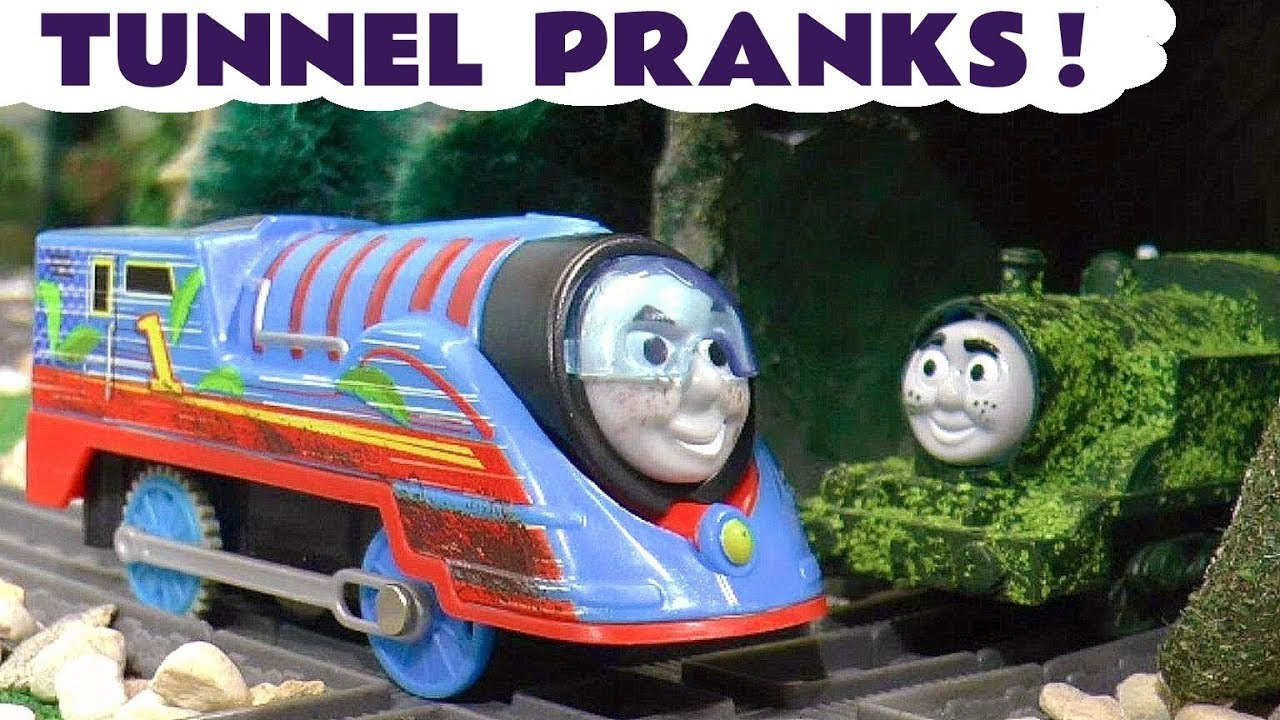 Tom Moss Tunnel Pranks with Thomas and Friends Paw Patrol and DC Comics Poison Ivy from Batman in this Family Friendly Full Episode English Toy Story for Kids from Kid Friendly Family Channel Toy Trains 4U