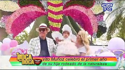 Vitoria, la hija de Vito Muñoz cumplió un año