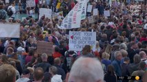 [이 시각 세계] 영국서 '마스크 착용 반대' 시위