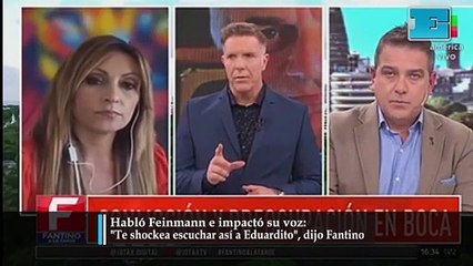 Habló Feinmann e impactó su voz: "Te shockea escuchar así a Eduardito", dijo Fantino