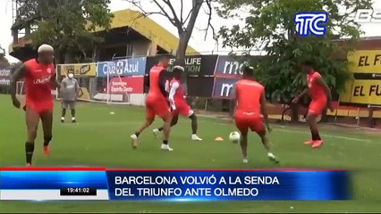 Barcelona SC volvió al triunfo en venció  al Olmedo en casa