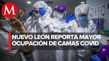 Nuevo León y Colima, con la mayor ocupación hospitalaria por coronavirus